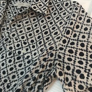 Button down tie waist loft dress